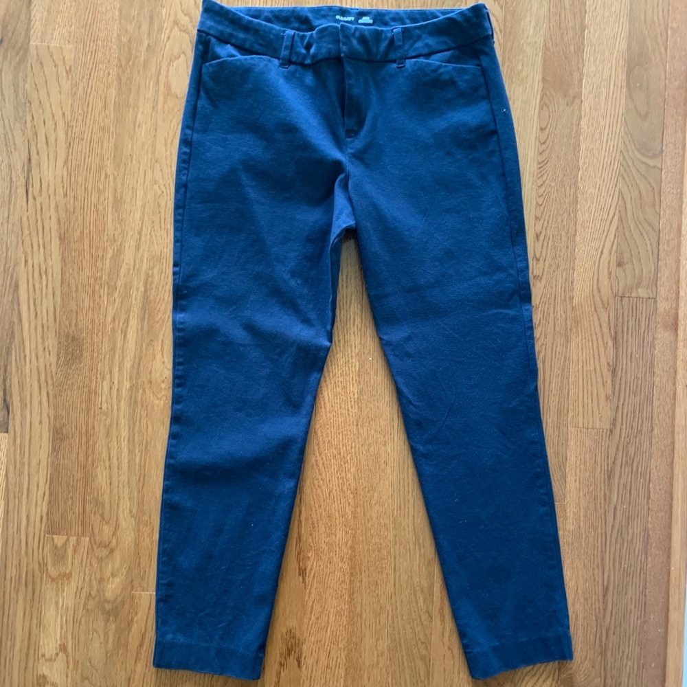 Old Navy Ankle Pixie Pants Navy Blue Size 10